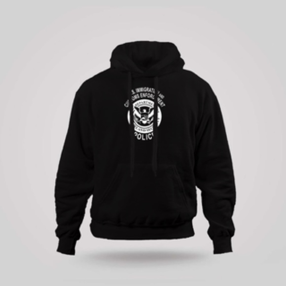 Black Graphic Hoodie